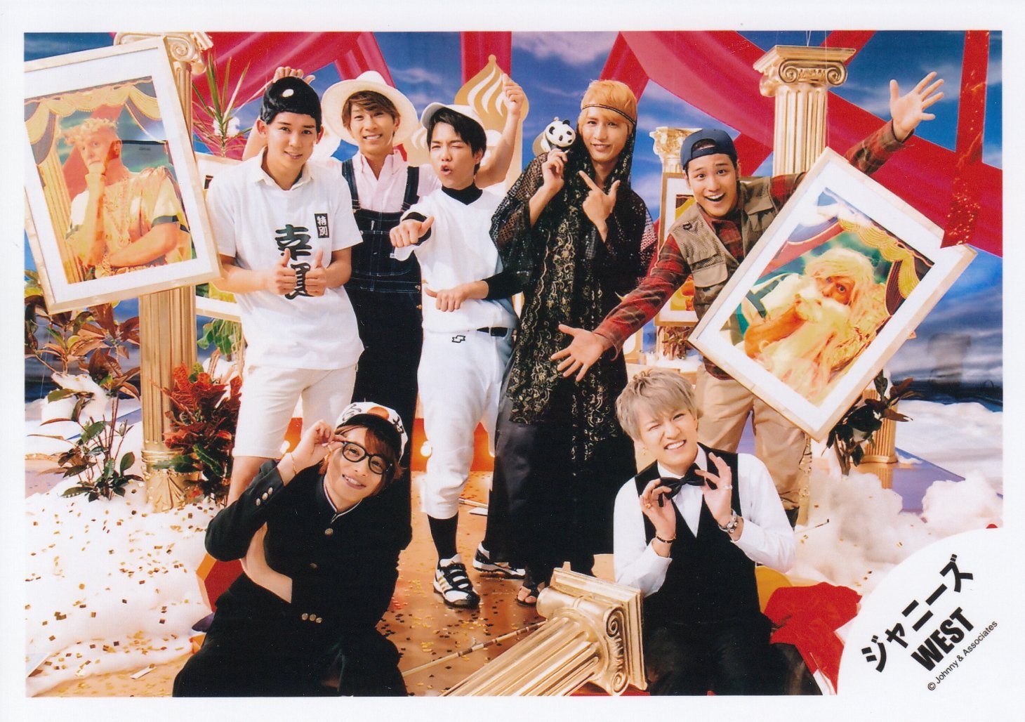 ジャニーズWEST 生写真 全8枚 Amazon.co.jp: ジャニーズWEST 公式生写真 （集合写真）WA00019